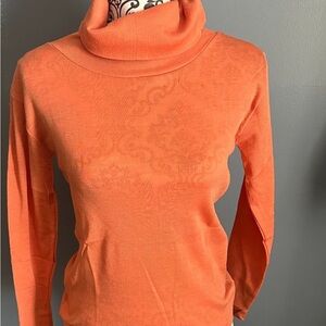 Orange Women's Crew Neck Sweater